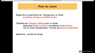 5.1 Pertes et gains de charge : introduction, plan