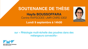 Soutenance de thèse Hayfa Boussoffara