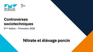 G5_Nitrate et élèvage porcin