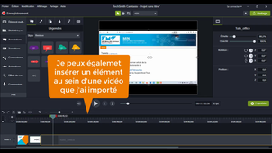 Camtasia - Monter une vidéo