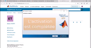 Matlab - Activation compte Matlab