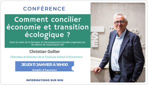 Conférence : Comment concilier économie et transition écologique