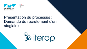 Présentation du processus : Demande de recrutement d'un stagiaire