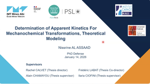 Soutenance de thèse de Nissrine AL ASSAAD