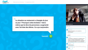 Webinaire du directeur du 14 septembre 2020