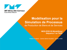 Présentation cours IFIE2 ModelSimul - Séance 1