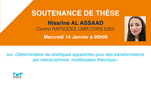 Soutenance de thèse de Nissrine AL ASSAAD