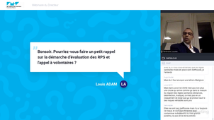 Webinaire du directeur du 25 janvier 2021