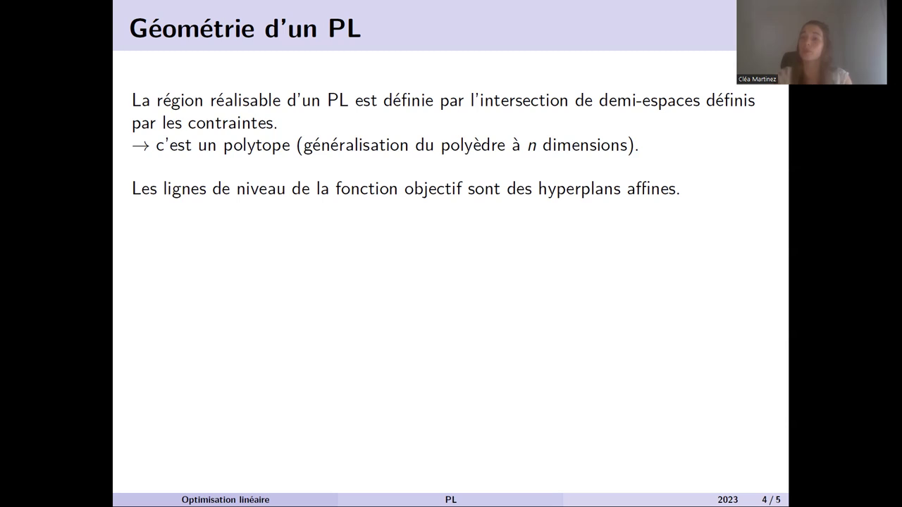 IMT Mines Albi - Pl - Principe De L'Algorithme Du Simplexe